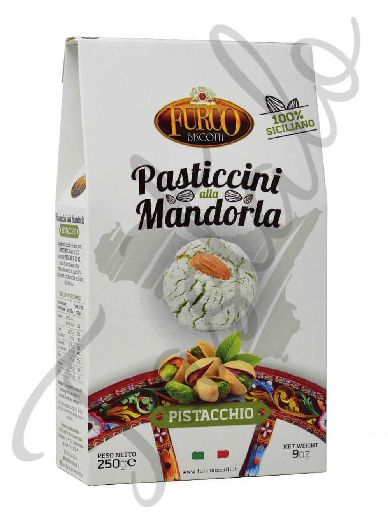 Pasticcini di Mandorla con Pistacchio